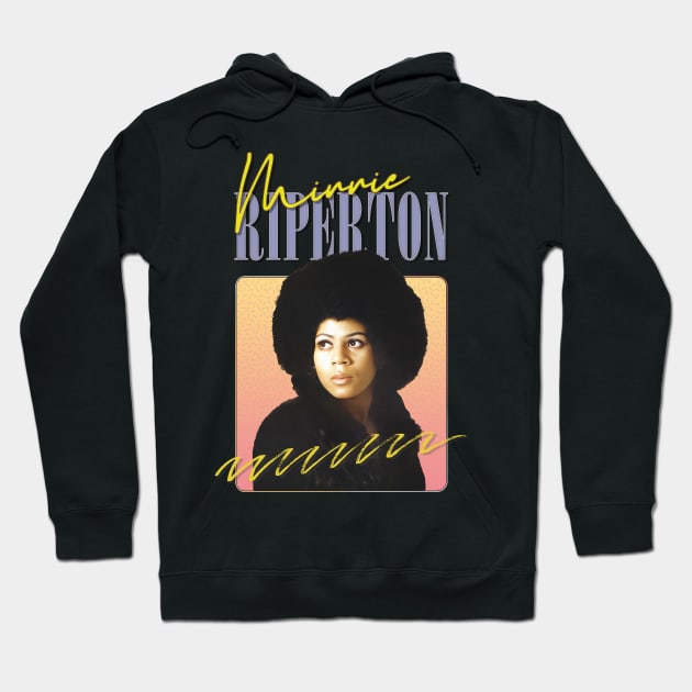 Minnie Riperton - Retro Style Fan Art Design Hoodie by DankFutura